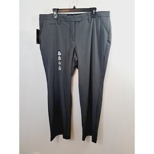 Gloria Vanderbilt New! Women's Gray Stretch Dress Pants In Size 18 Short